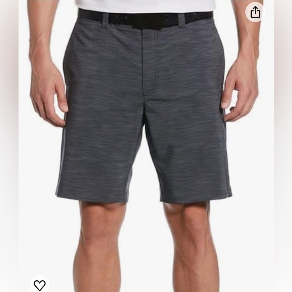 Callaway Mens Performance Stretch Golf Shorts. Color Gray Caviar. Size …